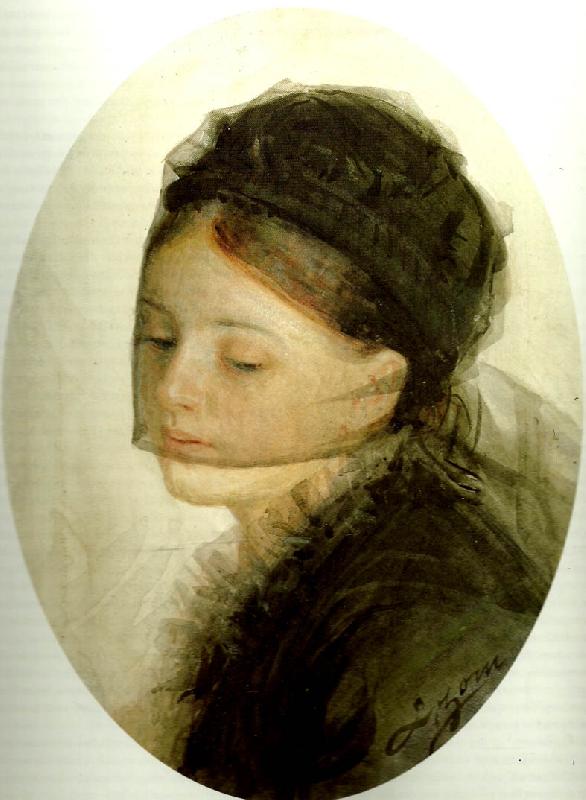 Anders Zorn kvinna oil painting image